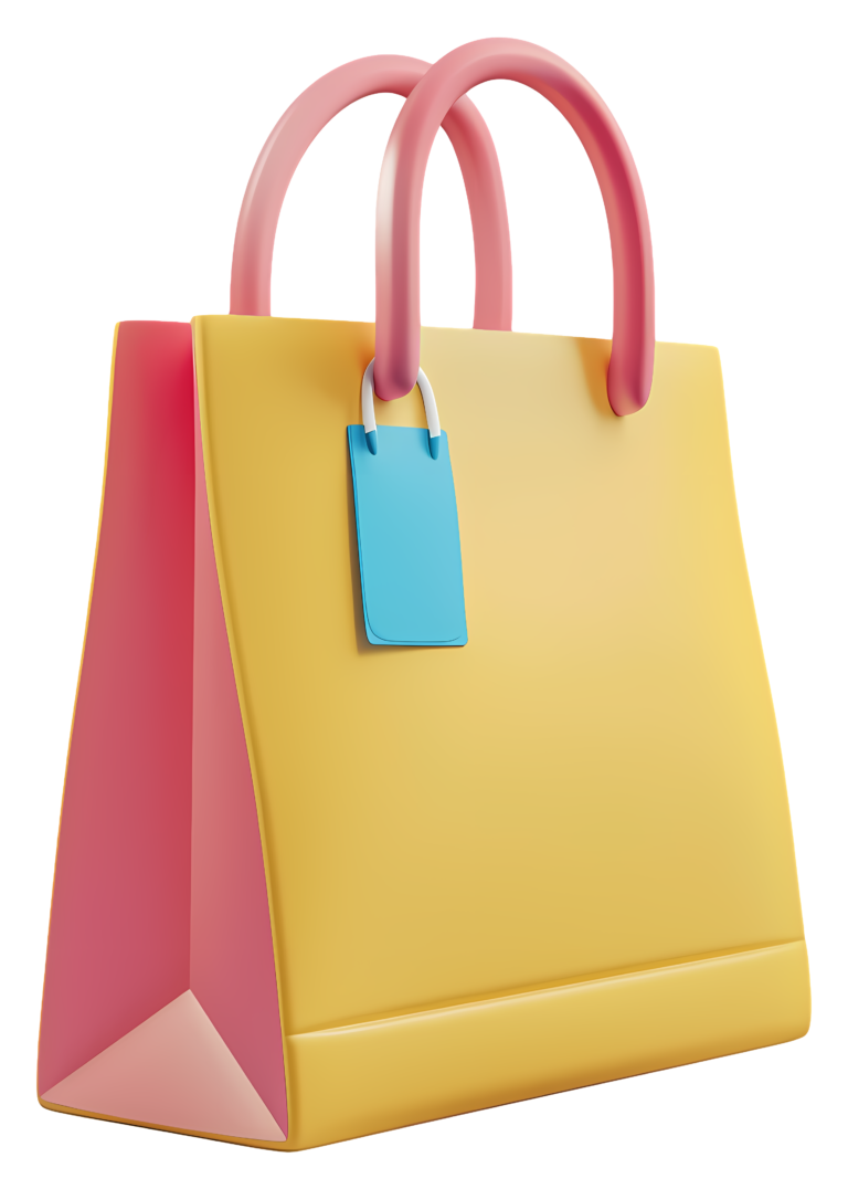 transparent-shopping-bag-yellow-shopping-bag-with-pinkblue